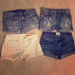 Girls jean shorts